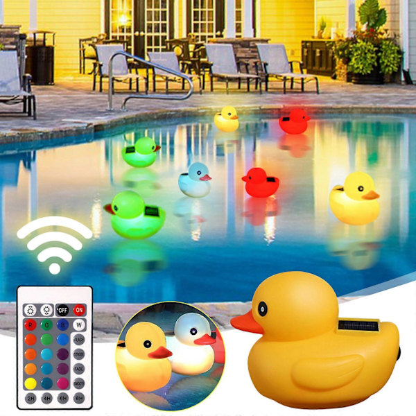 Flytande Soldäckor för Pool - Flytande Soldäckor Pool - Fjärrkontroll Ljusande Däckor Solcellsdriven Vattentät Flytande Solar Portabel A