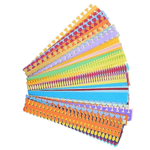 60 st Blomster Quilling Konst Remmar Gör-det-själv Blommor Kronblad Quilling Pappersremsor