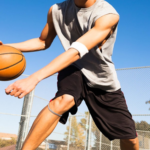 Ny Hot Fin Patella Med Basketball Kne Kraftbånd High End Patella Kneledd Tau Løkke Gummibånd Kne Løping Silikon