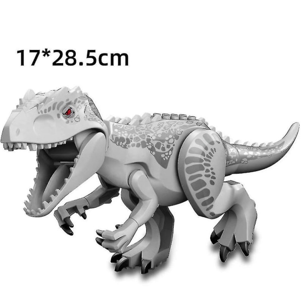 Dinosauriefigurer, Indominus T Rex-block, stort dinosaurieblock, födelsedagsfest för barn