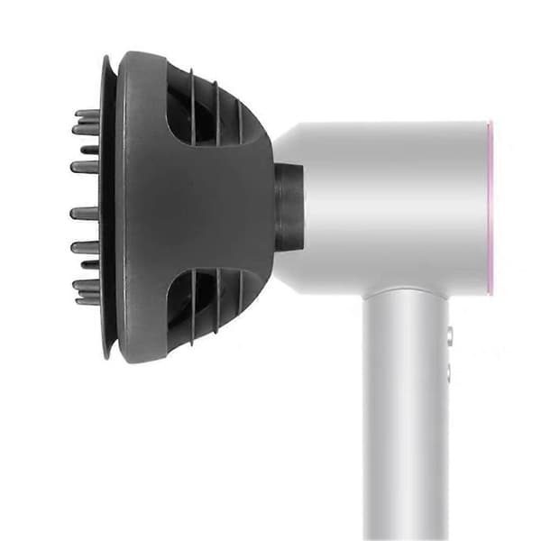 Diffuser-tilbehør til hårtørrer HD16 Wave+Curl Dobbeltformål Diffuser Stylingdyse Stylingværktøjssæt A Black&gray