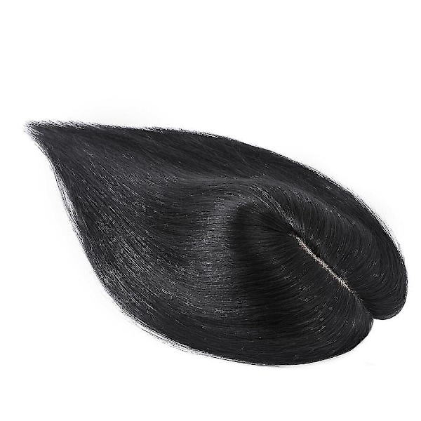 Hårtopper i ekte hår, rett hår, clip-in black 18inch