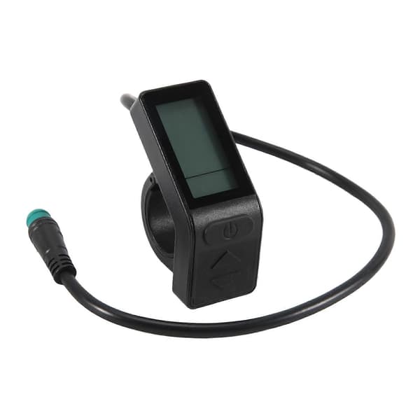 Ebike LCD Display Mini Meter KT-LCD4 Display Vandtæt Stik til KT Controller Elcykel black
