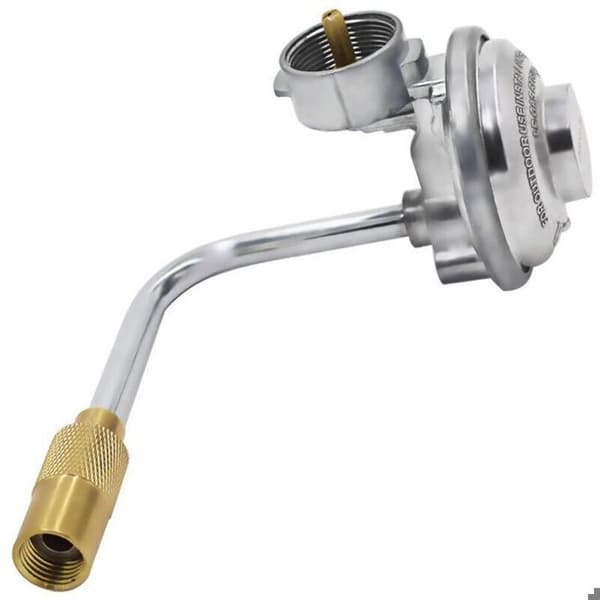 Grillregulator i rustfritt stål - ZOR - Ulisem propanregulator - Robust rustfritt stål
