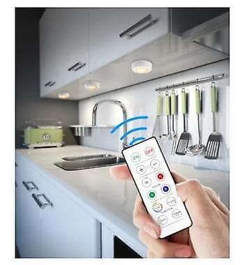 6 kpl LED-kohdevaloja kaukosäätimillä - Paras testissä