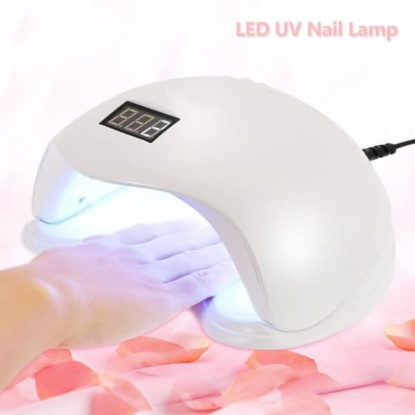 SUN5 48W UV LED negletørkerlampe - Modell - EU-plugg - Hvit - 48W
