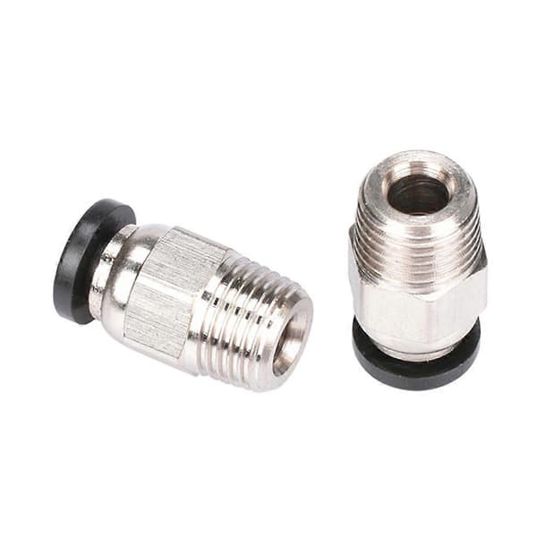 10 stycken PC4-01 M10 snabbkoppling rak pneumatisk koppling Push to Connect