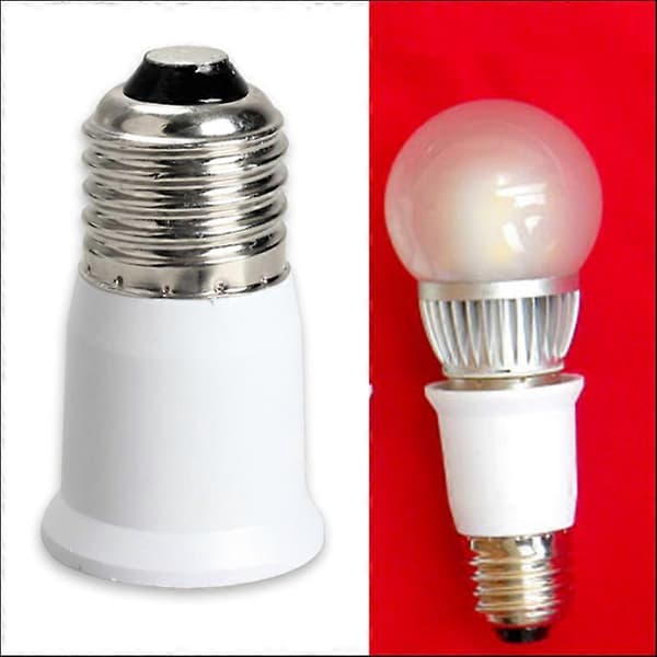 E27 til E27 Forlængerbase CLF LED Pære Lampe Adapter Fatning Konverter