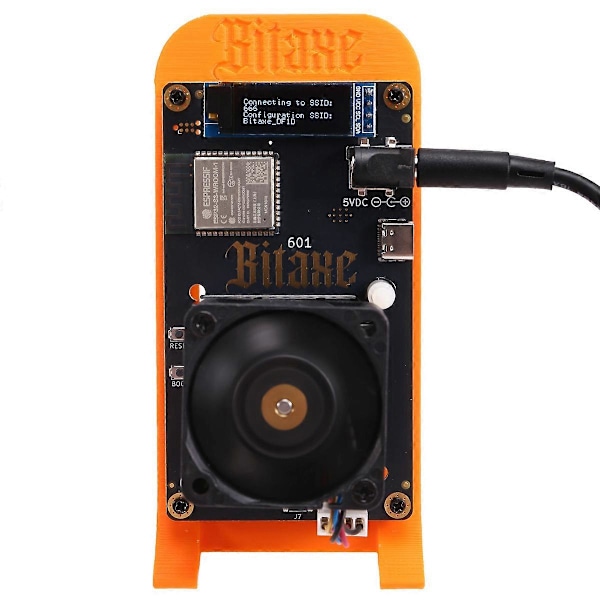 Bitaxe Gamma 601 Solo Miner 1.2TH/S BM1370 Asic Chip 18W Från Antminer S21 Pro Bitcoin BTC Miner Wt As Shown