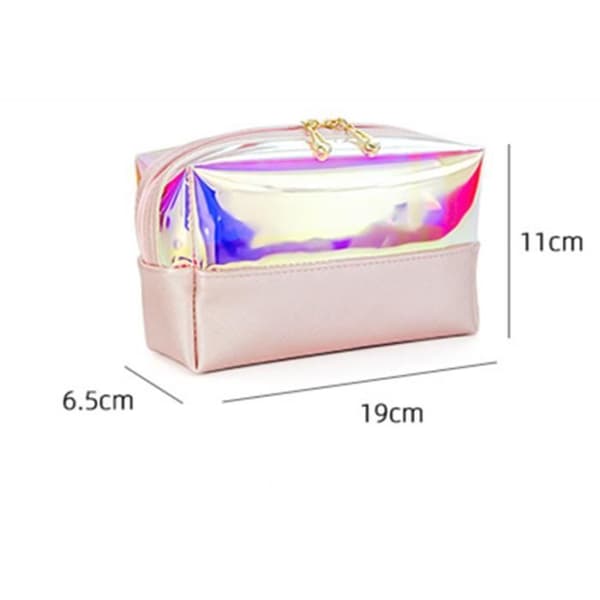Makeuptaske - Holografisk - Dame - TPU - Organizer - Multifunktionel Håndtaske