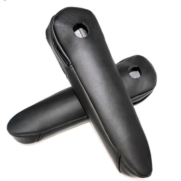 Armstöd i läder för Honda CRV 2007 2008 2009, justerbart handstöd för bilstol black