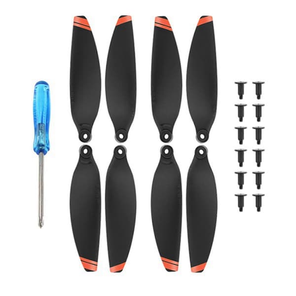 32 stk 4726 propell for DJI Mini 2 dronepropeller bladvingedeler G black  orange