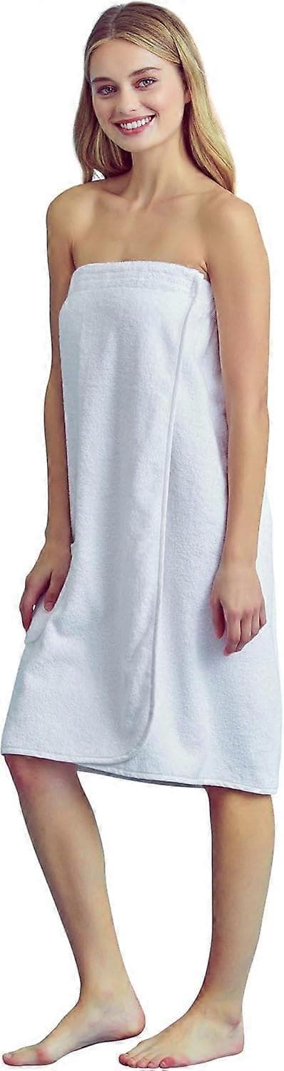 Premium bomuldshåndklæde-wrap til kvinder - Blød og meget absorberende bruse-wrap, One Size