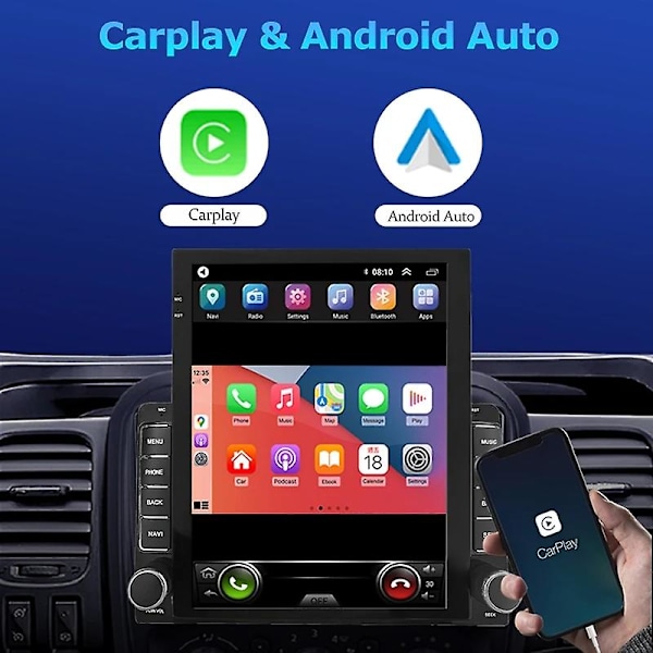 9,7\" Android För Jeep Grand Cherokee 2004 2005-2007 Tesla Typ Bilradio Multimedia Videospelare 4G 8 Core 6+128 with carplay