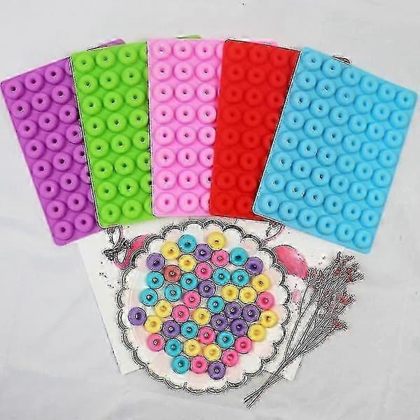 2026 Bakeware Sett Grønn 48 Hulrom Mini Donut Silikonform Donut Bakeutstyr Donut Bakeform Isformer Dessert Silikon