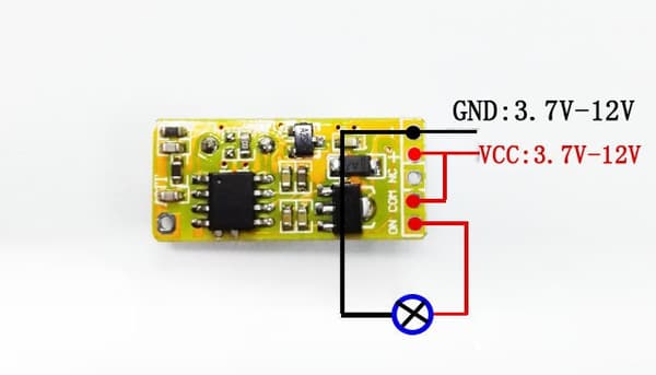 [KK]Wireless RF Remote Control 433Hz 4.2-12V S Relay Module No NC MI