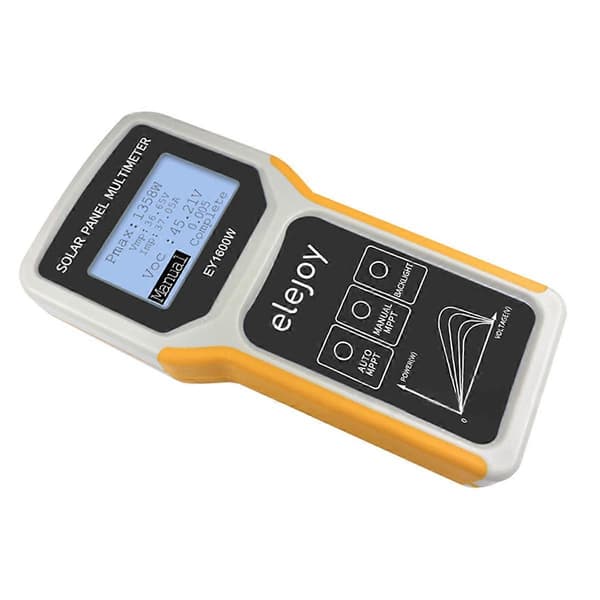 [KK] 1600W Solcellepanel Multimeter Solcellepanel MPPT Tester Åpen Krets Spenning Test Strømpunkt As Shown