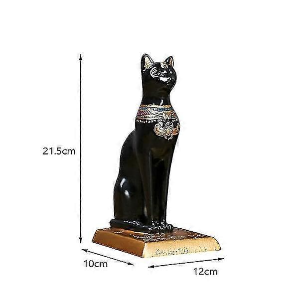 2 st retro harts egyptiska katt bokstöd studierumsinredning