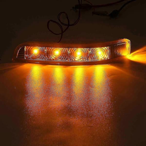LED blinklys sidespejlslampe til Sorento 2009-2014 passagerside (højre side) Clear