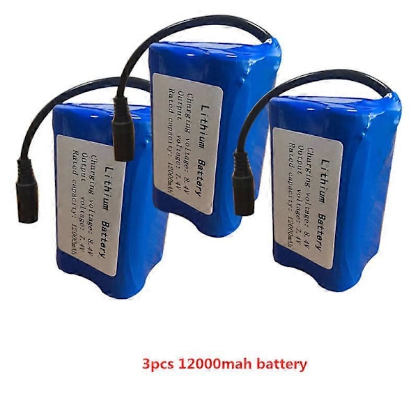 7.4V 12000mAh Batteri/Fjärrkontroll/Behållare/Propeller/Motor för D116 D16B D16 Fjärrstyrd Fiske Bait Båt Reservdelar D16B 1set propeller
