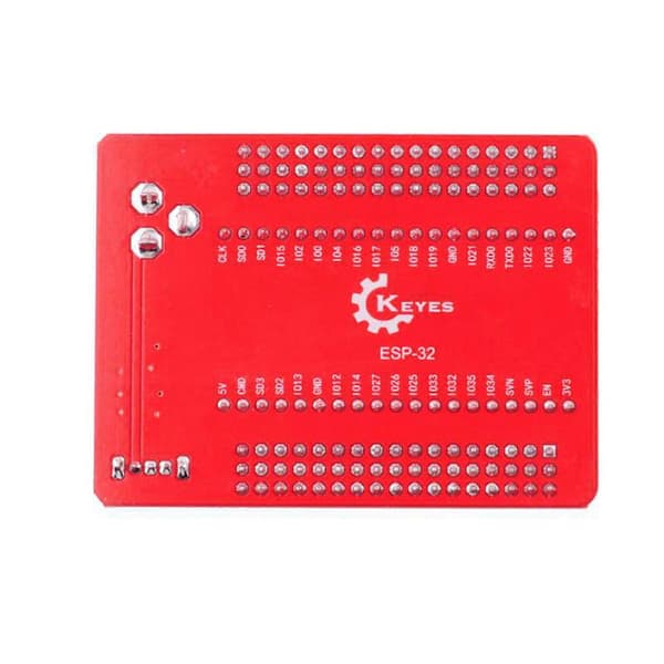 2X ESP32-IO utvidelseskort kompatibelt med Keyes ESP32 Core Board for Arduino Raspberry Pi Red