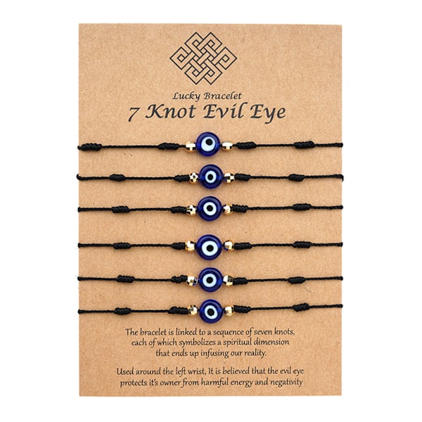 PCS/ SET Evil Eye Armband Lucky 7 Knut type2