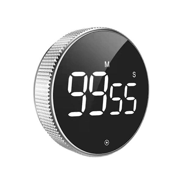 2023 Het LED Digital Timer Manuell Nedräkning Väckarklocka Magnetisk Stoppur Dusch Timer 100% Ny Black