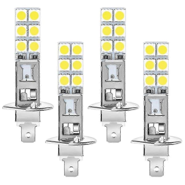 4PCS H1 6000K Supervit 80W -CREE LED Strålkastarlampor Kit Dimkörningsljus