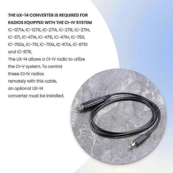 CI-V Cat Interfacekabel til Icom CT-17 IC-706 Radio med CD CT17