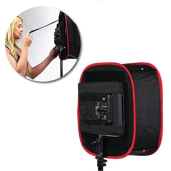 Universal Bærbar Sammenklappelig LED Video Lys Softbox Diffuser til Yongnuo Godox Fotografisk Belysning Not Specified