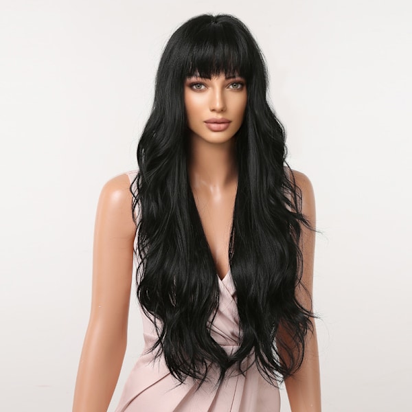 Rak peruk med lugg Virgin Hair 150%