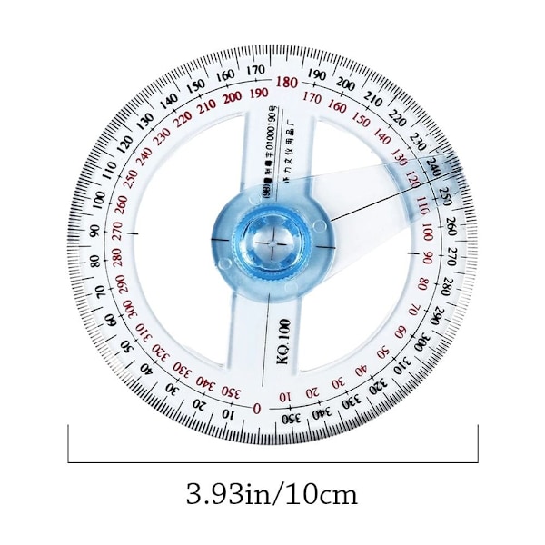 4 stk Vinkelmåler Protraktorer