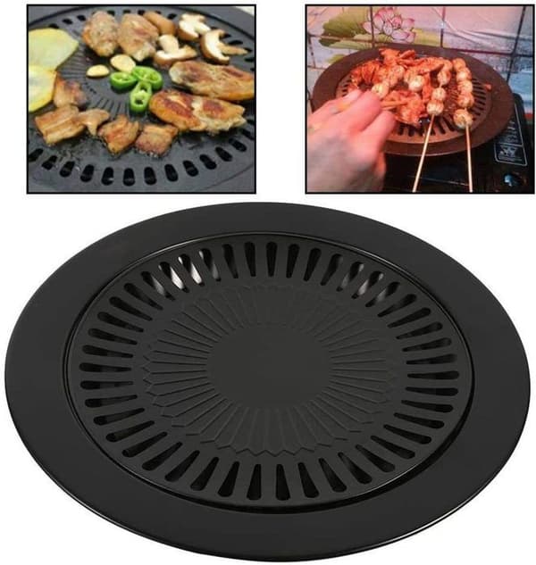 WENDD Koreansk Stil Grillpande - Røgfri Non-Stick Jernplade