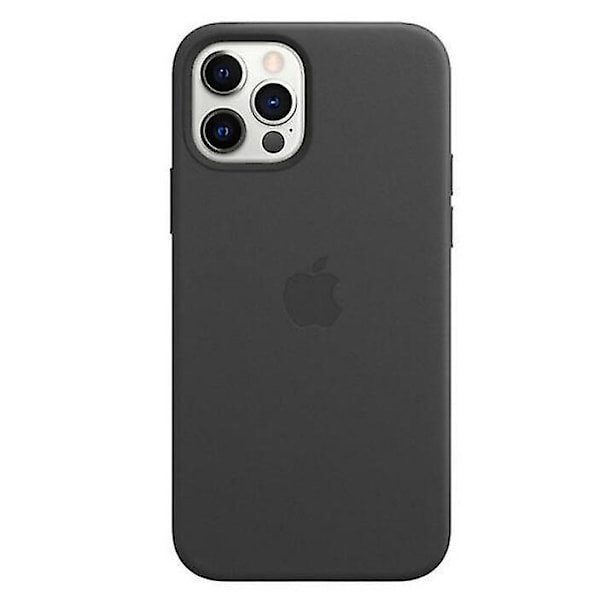 Läderfodral för iPhone 12/12 Pro med Magsafe Black