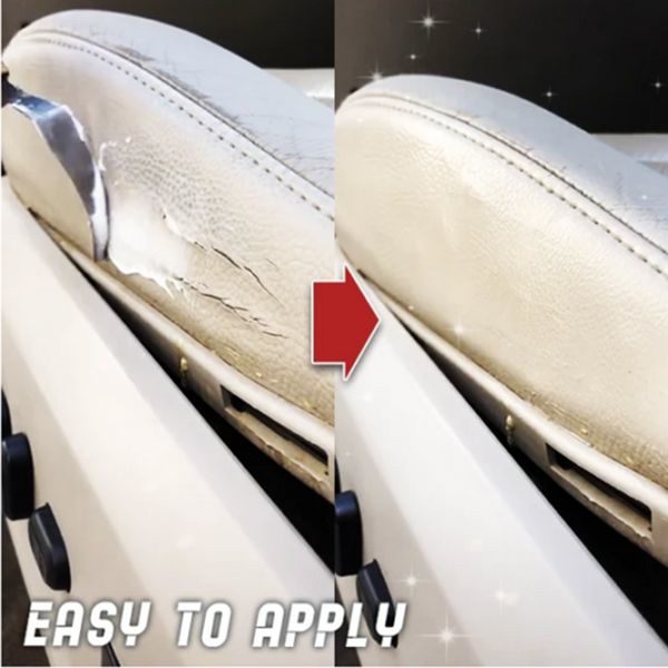 [KK]Advanced Leather Repair Gel Repairs Burns, Holes, and Gouges Compatible with Leather Surfaces black