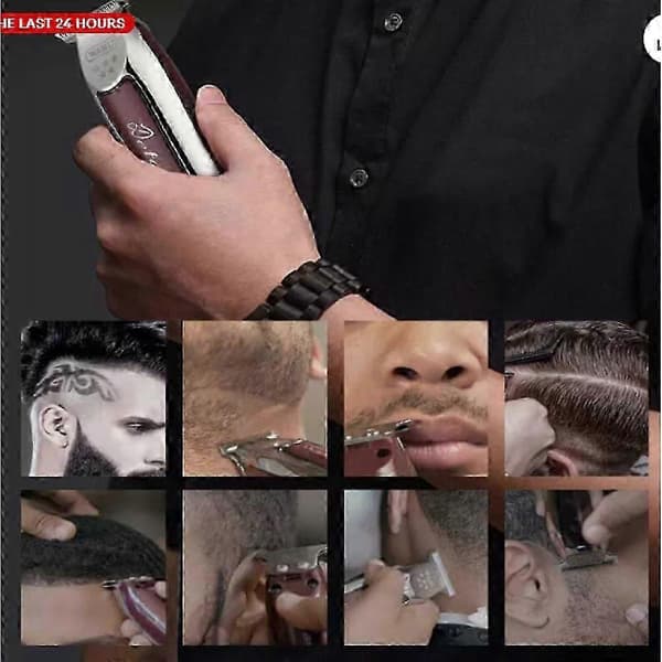 Professionell detaljtrimmer med extra brett T-blad