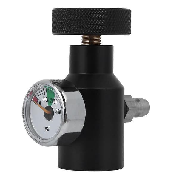 CO2 Cylinder Genopfyldningsadapter Stik Regulator Tilbehør til Soda Stream 0-3000psi