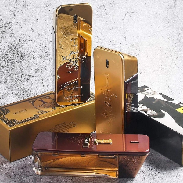 Million Men's Parfum - Gold Millionaires Prive Herrparfym innehåller bärnsten, läder och träig arom