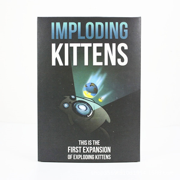 Imploding Kittens -korttipeli, alkuperäinen painos, täydellinen laatikko