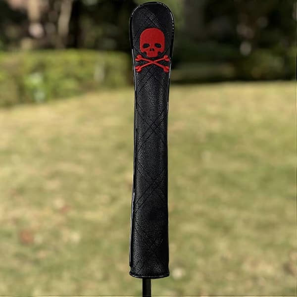 Alignment Stick Headcover Læder Golf Alignment Stick Cover Holder 2 Sticks