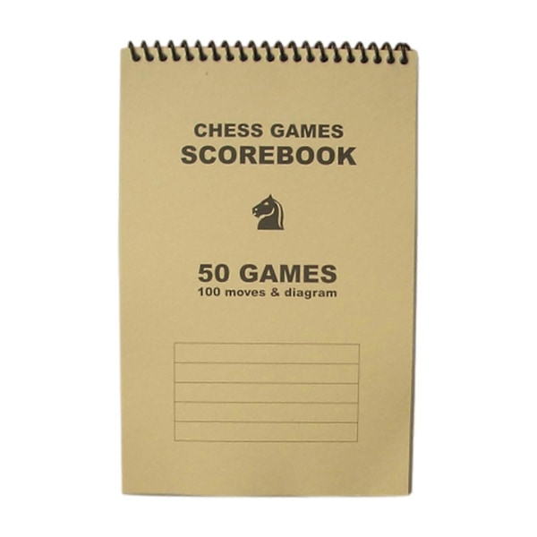 Ögonskydd Schack Protokoll Matcher Resultatblock 50 Spel 100 Drag FAN0625 Brown