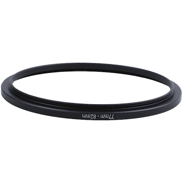 77mm - 82mm Step-Up -suodatinrengasadapteri, yhteensopiva kameralinssin kanssa Black