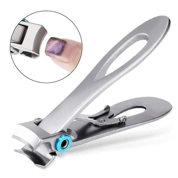 [KK] Nail clippers Compatible with thick nails, avoid complicated cuts - Nail scissors silver
