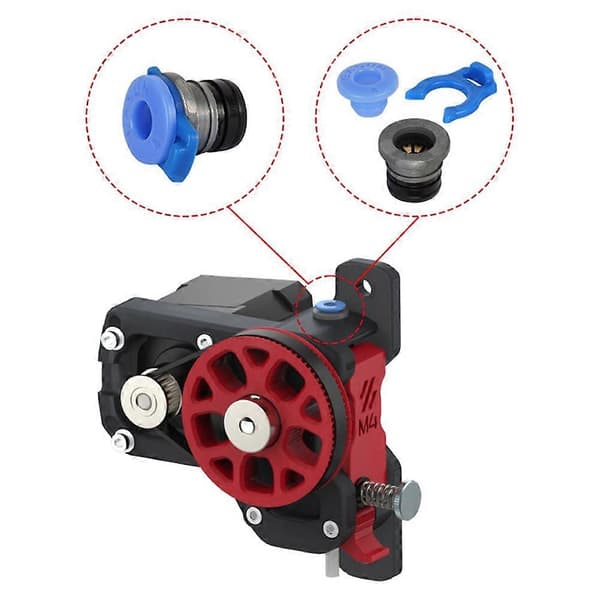 For ERCF V2.0 Ekstrudertilbehør 3D-printerdeler ECAS04 Bowden-kobling 1 STK