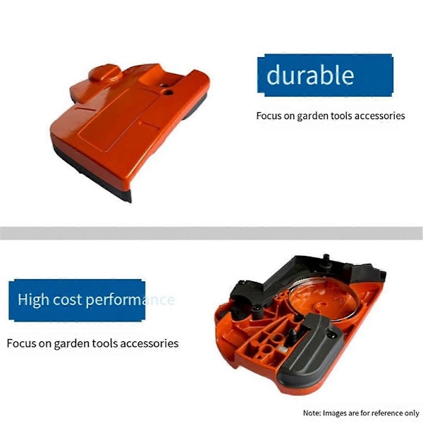 Til 435 Sværdslagsdæksel Sæt 536329204 Kompatibel med 435 435E 440 Venstre Sideplade orangered