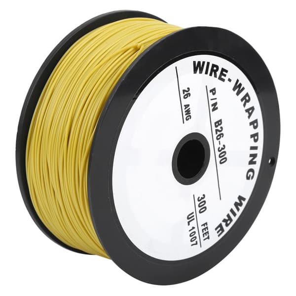 100 meter gul förtennad koppar elektrisk kabel UL1007 26AWG