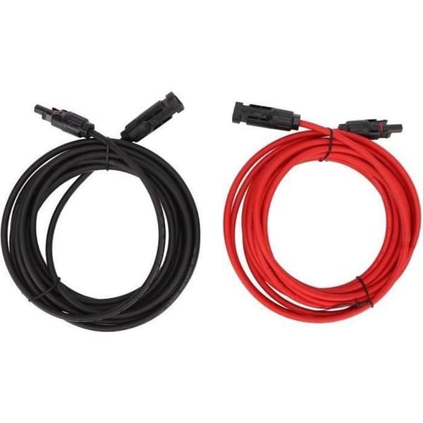 Solcellekabel forlengelse - PZCC - 4mm - 4m - MC4-kontakt - 1500V