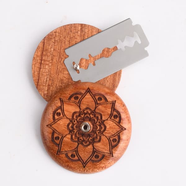 [KK] Bread Scoring Tool, Bread Lame Compatible with Sourdough Bread, Wooden Bread Lame, Dough Scoring Tool