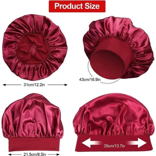 Satin Nathue - 3 stk. - Elastisk - Komfortabel - Genanvendelig