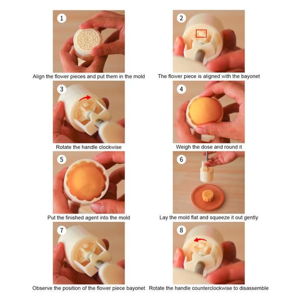 DIY Dekorativ Form, Tyk Ananasform, Håndpresset med 2 Stempler til Kage og Dessert